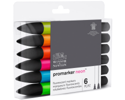 Набор маркеров Winsor Newton, Marker 6 шт. НЕОНОВЫЕ-foto3