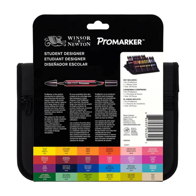 Набор маркеров Winsor Newton, ProMarker 24 шт БОЛЬШОЙ-foto2