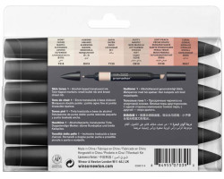 Набір маркерів Winsor Newton, ProMarker 6 шт ТІЛІСНІ КВІТИ-foto2