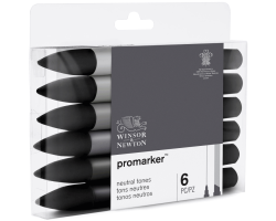 Набор маркеров Winsor Newton, ProMarker 6 шт НЕЙТРАЛЬНЫЙ-foto2