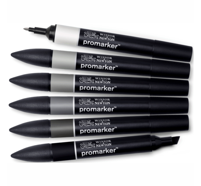 Набір двосторонніх маркерів Promarker Нейтральні тони 6 шт.