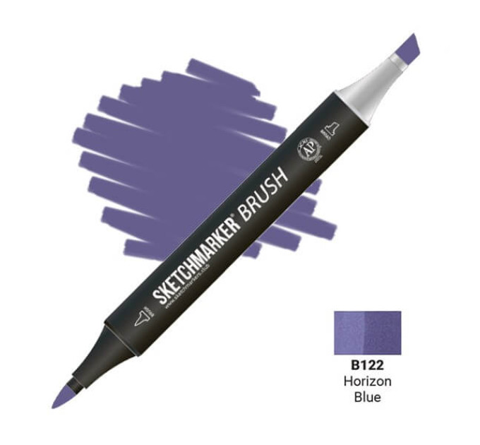 Маркер SketchMarker Brush кисть Синій небокрай SMB-B122