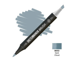 Маркер SketchMarker Brush кисть Темна хмара SMB-BG52