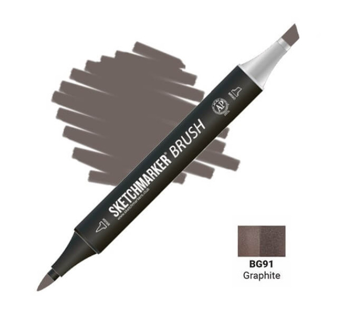 Маркер SketchMarker Brush BG91 Graphite (Графіт) SMB-BG91