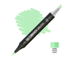Маркер SketchMarker Brush кисть Пастельний зелений SMB-G104