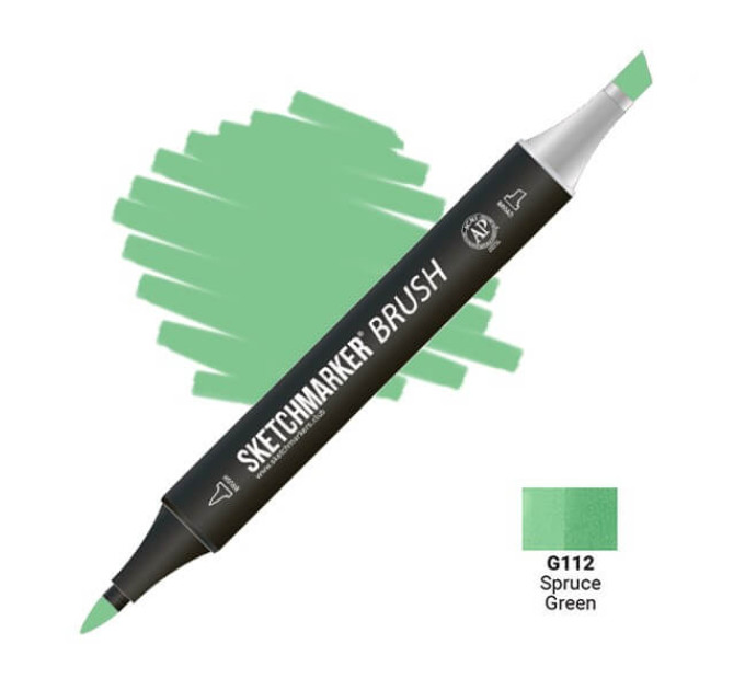 Маркер SketchMarker Brush кисть Зелена ялина SMB-G112
