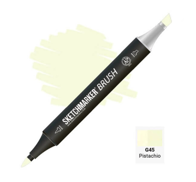 Маркер SketchMarker Brush кисть Фісташковий SMB-G45