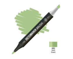 Маркер SketchMarker Brush кисть Зелена трава SMB-G52