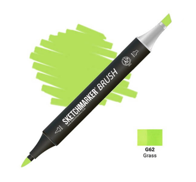 Маркер SketchMarker Brush кисть Трава SMB-G62