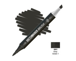 Маркер SketchMarker Brush кисть Сіро-зелений 1 SMB-GG1