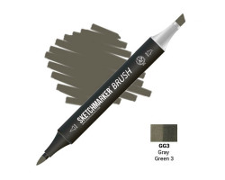 Маркер SketchMarker Brush кисть Сіро-зелений 3 SMB-GG3