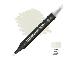 Маркер SketchMarker Brush кисть Сіро-зелений 8 SMB-GG8