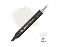 Маркер SketchMarker Brush кисть Сіро-зелений 9 SMB-GG9