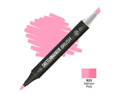 Маркер SketchMarker Brush кисть Рожевий лососевий SMB-R23