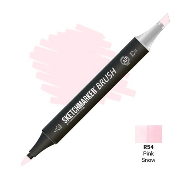 Маркер SketchMarker Brush кисть Рожевий сніг SMB-R54