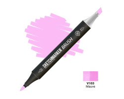 Маркер SketchMarker Brush кисть Рожево-ліловий SMB-V103