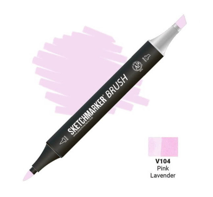 Маркер SketchMarker Brush V104 Pink Lavender (Рожева лаванда) SMB-V104