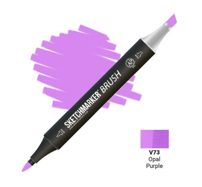 Маркер SketchMarker Brush кисть Фіолетовий опал SMB-V73