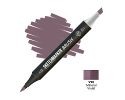 Маркер SketchMarker Brush кисть Фіолетовий мінерал SMB-V90