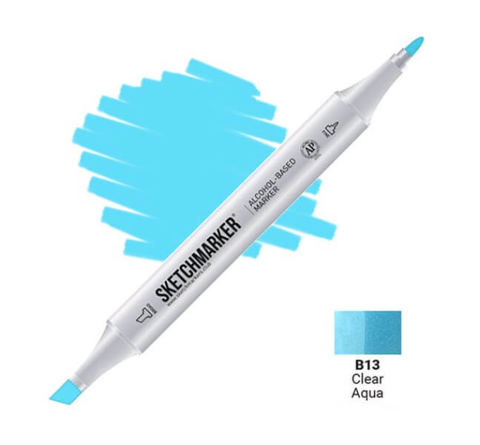 Маркер Sketchmarker Clear Aqua (Прозрачная вода), SM-B013