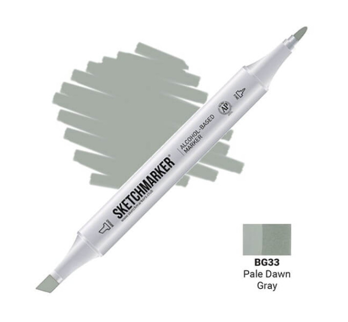 Маркер Sketchmarker Pale Dawn Gray (Бледно-серый рассвет, SM-BG033