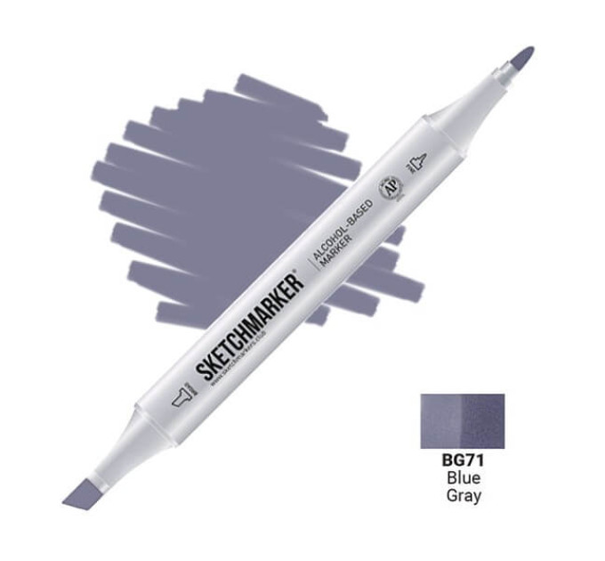 Маркер Sketchmarker Blue Gray (Сине серый), SM-BG071