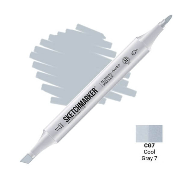 Маркер Sketchmarker Поштучно SKETCHMARKER Cool Gray 7 (Прохладный серый 7), SM-CG07