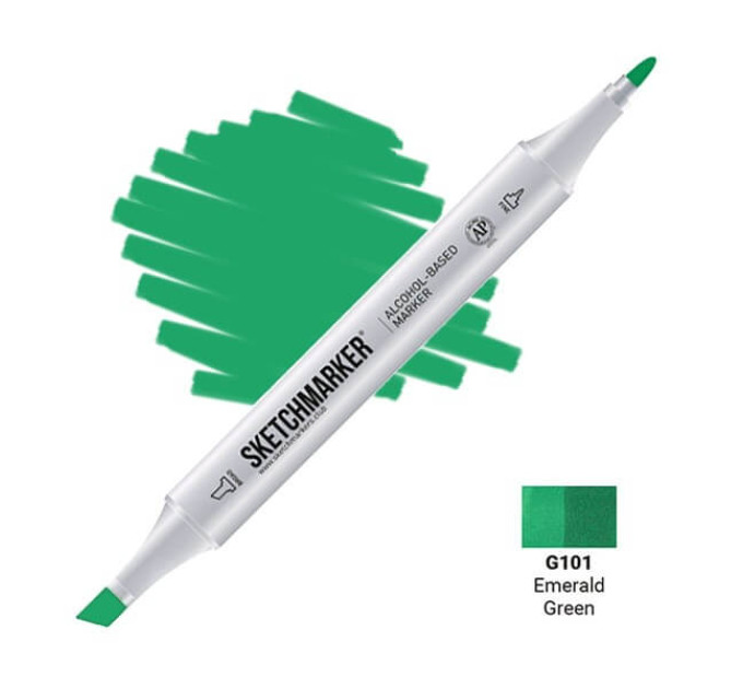 Маркер Sketchmarker Emerald Green (Зеленый изумрудный), SM-G101