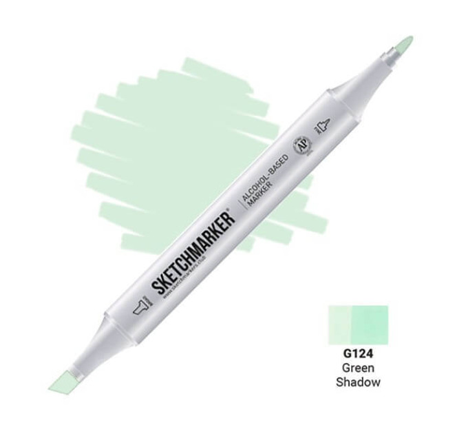 Маркер Sketchmarker Green Shadow (Зеленый полумрак), SM-G124