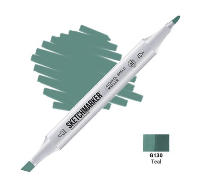 Маркер Sketchmarker G130 Teal (Зеленувато-блакитний) SM-G130