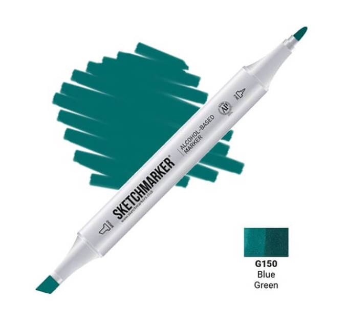 Маркер Sketchmarker Blue Green (Синевато-зеленый), SM-G150