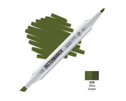 Маркер Sketchmarker Olive Green (Оливковый зеленый), SM-G030