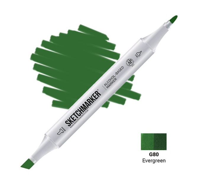 Маркер Sketchmarker Evergreen (Вечнозеленый), SM-G080