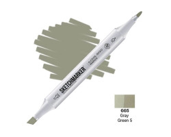 Маркер Sketchmarker Gray Green 5 (Серо зелёный 5), SM-GG05