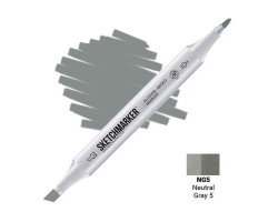 Маркер Sketchmarker Neutral Gray 5 (Нейтральный серый 5), SM-NG05