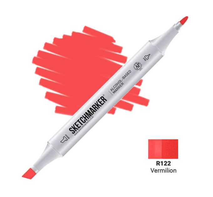 Маркер Sketchmarker R122 Vermilion (Яскраво червоний) SM-R122