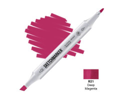 Маркер Sketchmarker Deep Magenta (Глубокий Пурпурный), SM-R021