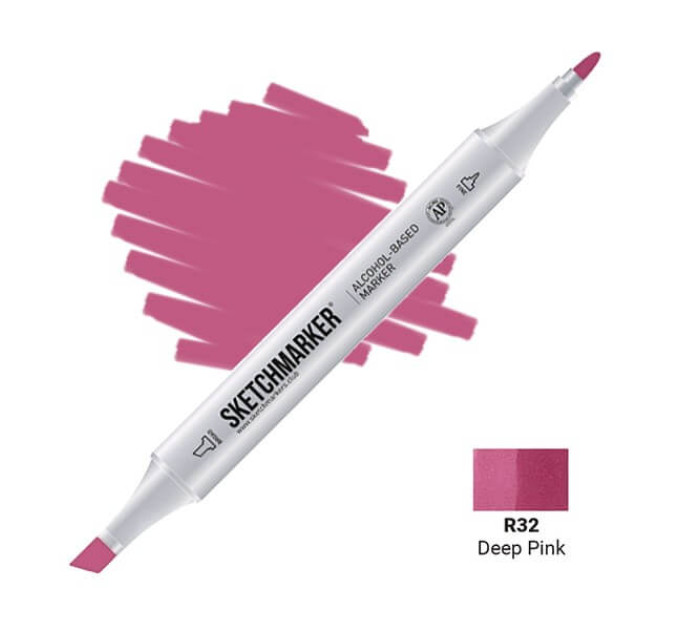 Маркер Sketchmarker Deep Pink (Глубокий Розовый), SM-R032