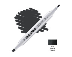 Маркер Sketchmarker Simple Gray 2 (Простой серый 2), SM-SG02