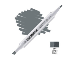 Маркер Sketchmarker Simple Gray 4 (Простой серый 4), SM-SG04