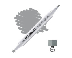 Маркер Sketchmarker Simple Gray 5 (Простой серый 5), SM-SG05
