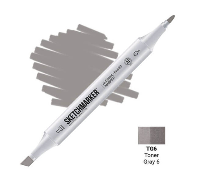 Маркер SketchMarker TG6 Тонований сірий 6 SM-TG6