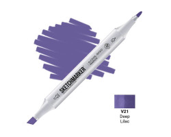 Маркер Sketchmarker Deep Lilac (Глубокий сиреневый), SM-V021