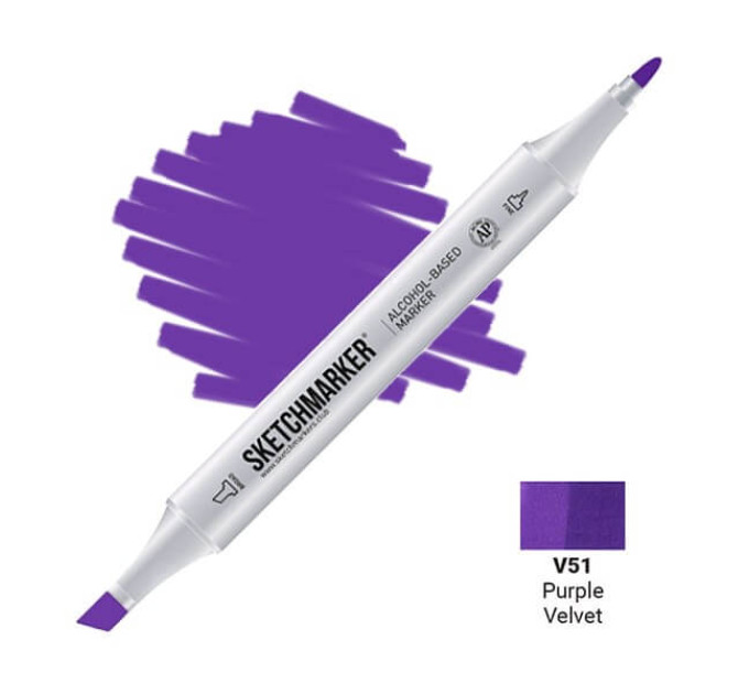 Маркер Sketchmarker V51 Purple Velvet (Фіолетовий оксамит) SM-V51