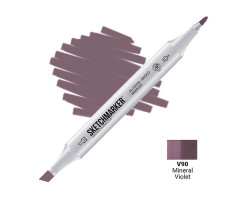 Маркер двусторонний SketchMarker Фиолетовый минерал, SM-V090