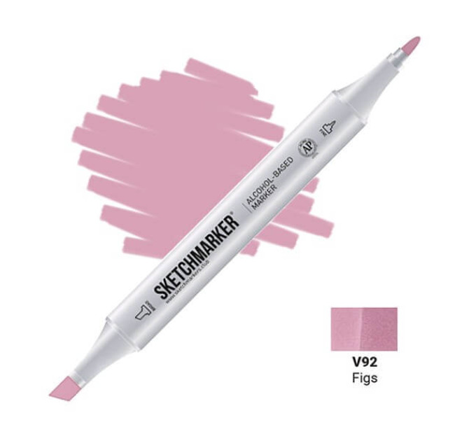 Маркер двусторонний SketchMarker Инжир, SM-V092