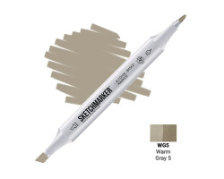 Маркер Sketchmarker Warm Gray 5 (Теплый серый 5), SM-WG05