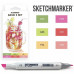 Маркеры для скетчинга SketchMarker набор 6 шт Basic 2 Базовые цвета 2, SM-6BAS2