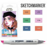 Маркери SketchMarker набір 6 шт, Rich, Насичений SM-6RICH