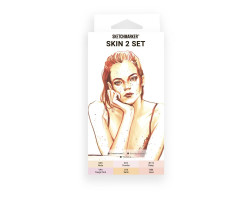 Маркери SketchMarker набір 6 шт, Skin 2, Тілесні SM-6SKIN2-foto2